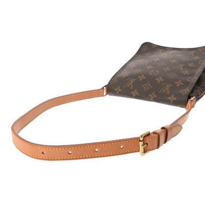 Louis Vuitton Monogram Musette Salsa Short Brown M51258 Women'S Canvas Shoulder Bag