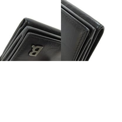 Balenciaga Tri-Fold Wallet Embossed Bi-Fold Leather