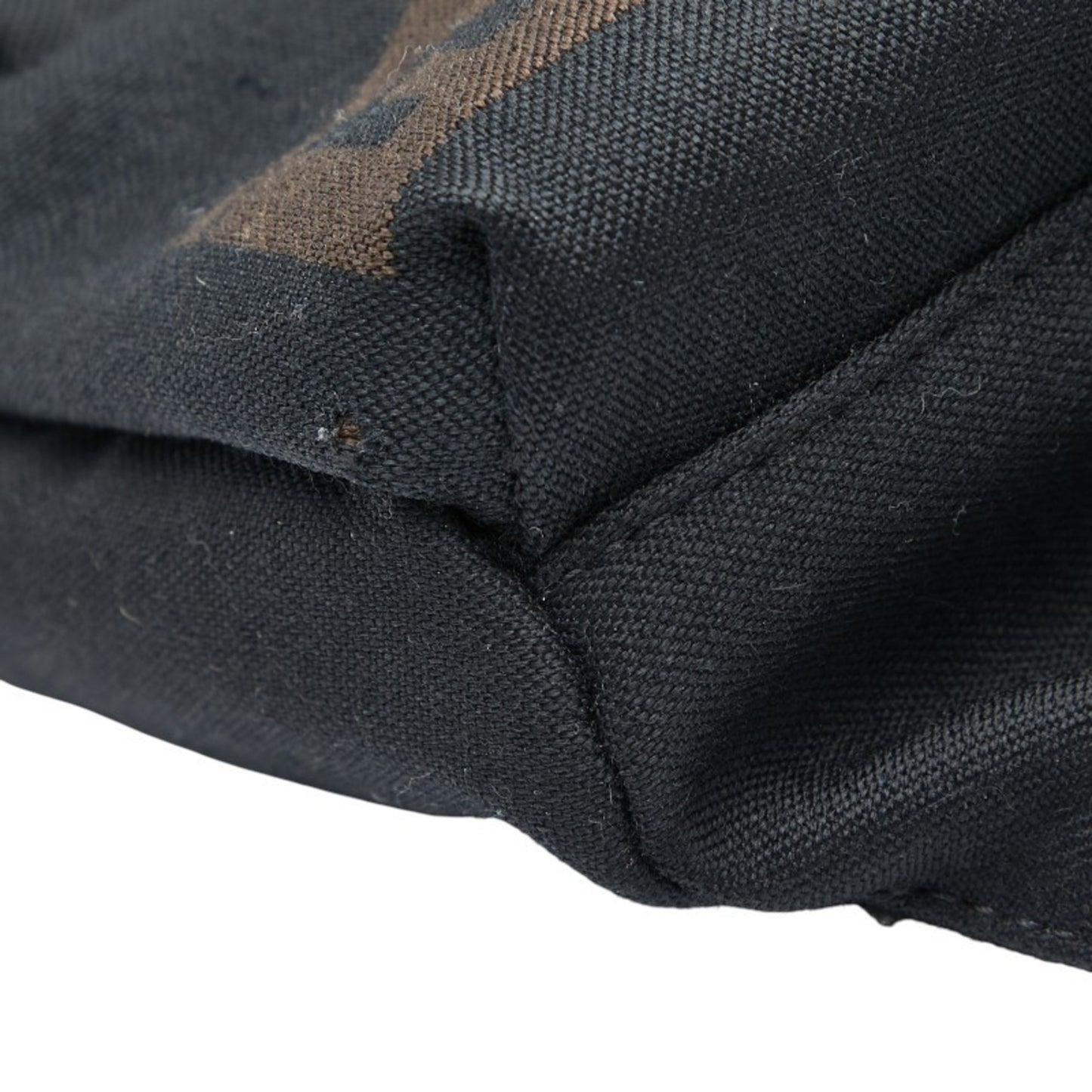 Fendi Zucca Body Bag 7Va149 Black Canvas