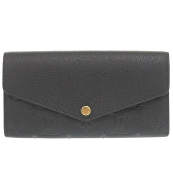 Louis Vuitton Portefeuille Sarah Monogram Empreinte Black M61182 Ic Chip Long Wallet Lv 1742Louis