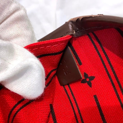 Louis Vuitton Neverfull Gm Damier Ebene Tote Bag N51106 Fl2191 Large Kb-9896