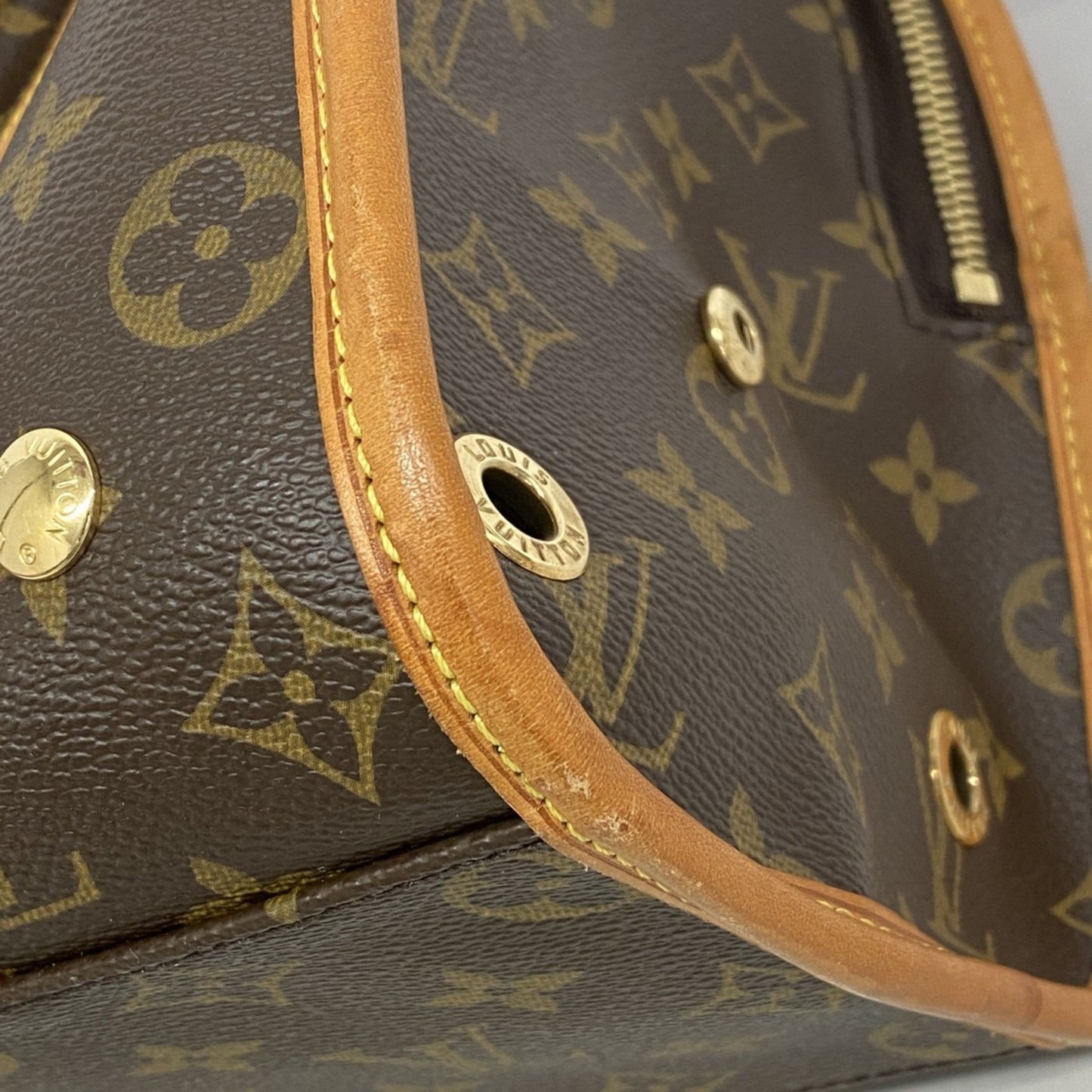 Louis Vuitton Monogram Sac Baxter Pm Pet Bag M42027 Brown