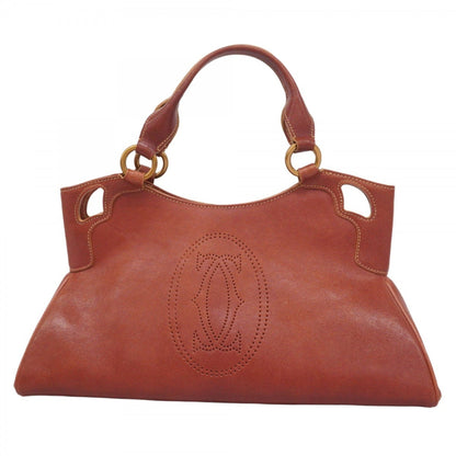 Cartier Marcello Leather Brown Handbag