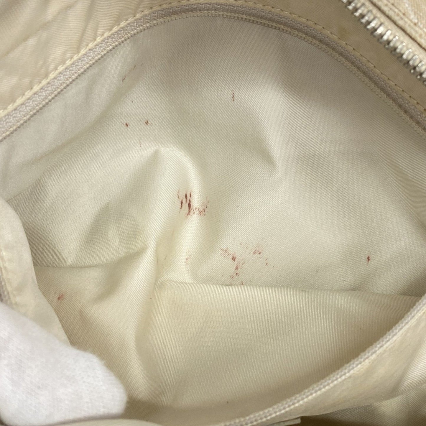 Chanel New Travel Nylon Beige Handbag