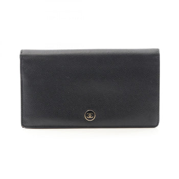 Chanel Coco Button Bi-Fold Long Wallet