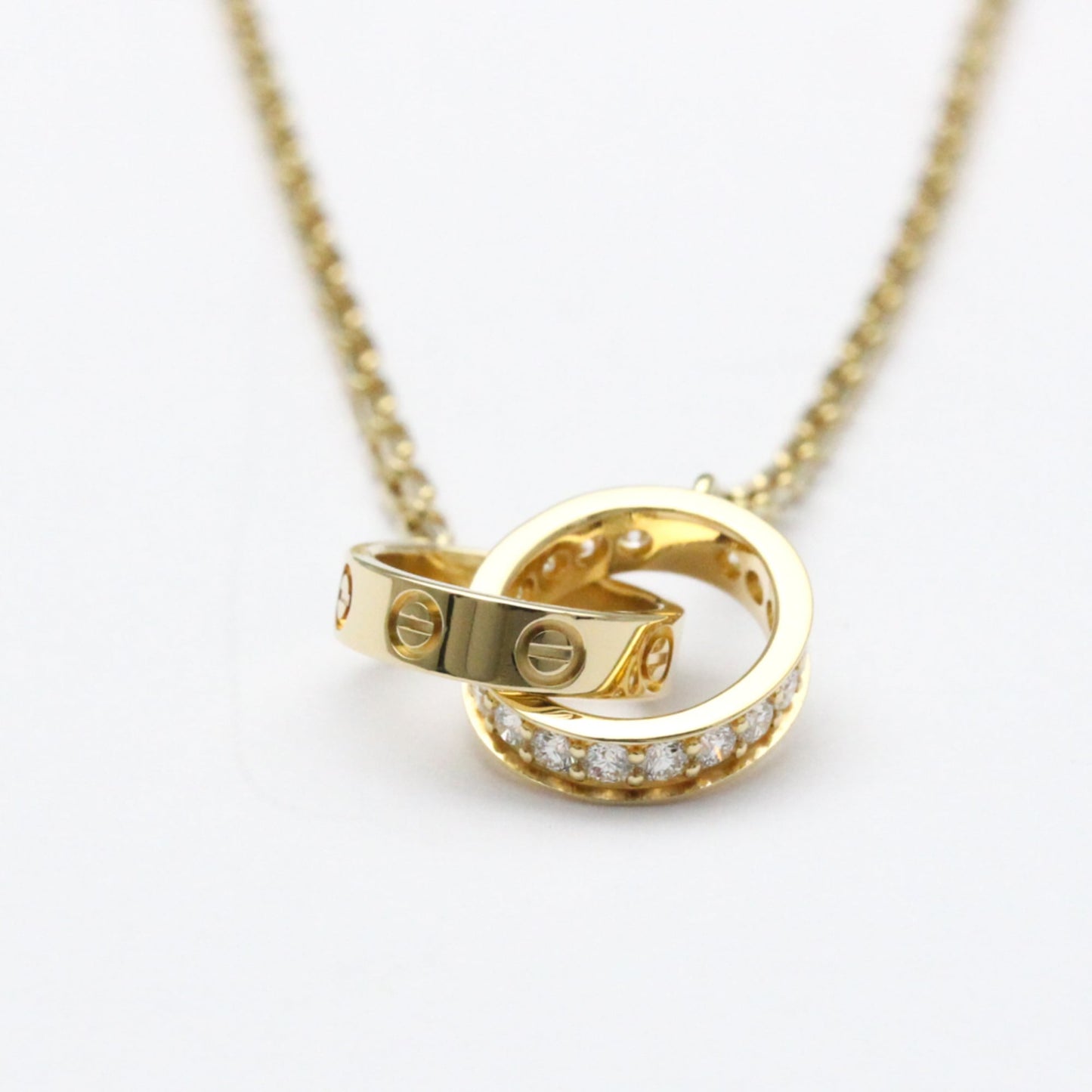 Cartier Baby Love Necklace Diamond Yellow Gold (18K) Diamond Men