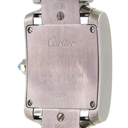 Cartier Tank Franaise Sm W51008Q3 Stainless Steel Quartz Watch