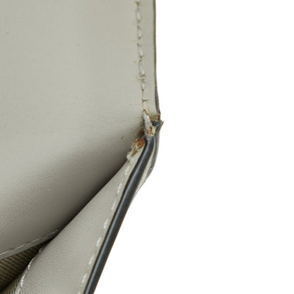 Marni Trunk Shoulder Bag Gray Leather