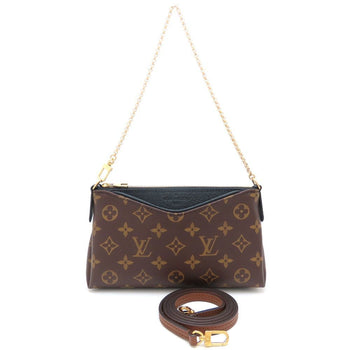 Louis Vuitton Monogram Pallas Scratch M41639 2-Way Shoulder Bag Brown