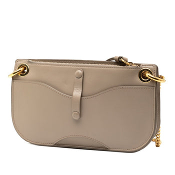 Chlo Chloe Tess Shoulder Bag In Greige Leather