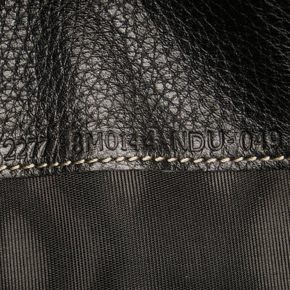 Fendi Selleria Stitch Long Wallet Navy Leather