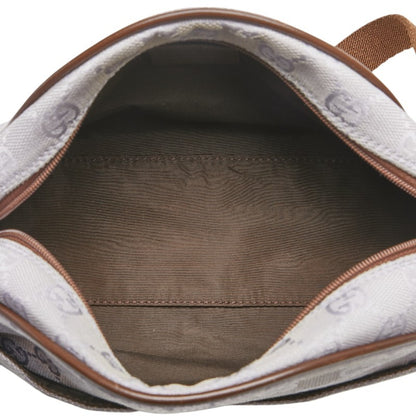Gucci Gg Canvas Shoulder Bag/Pouch 90781 Purple/Brown