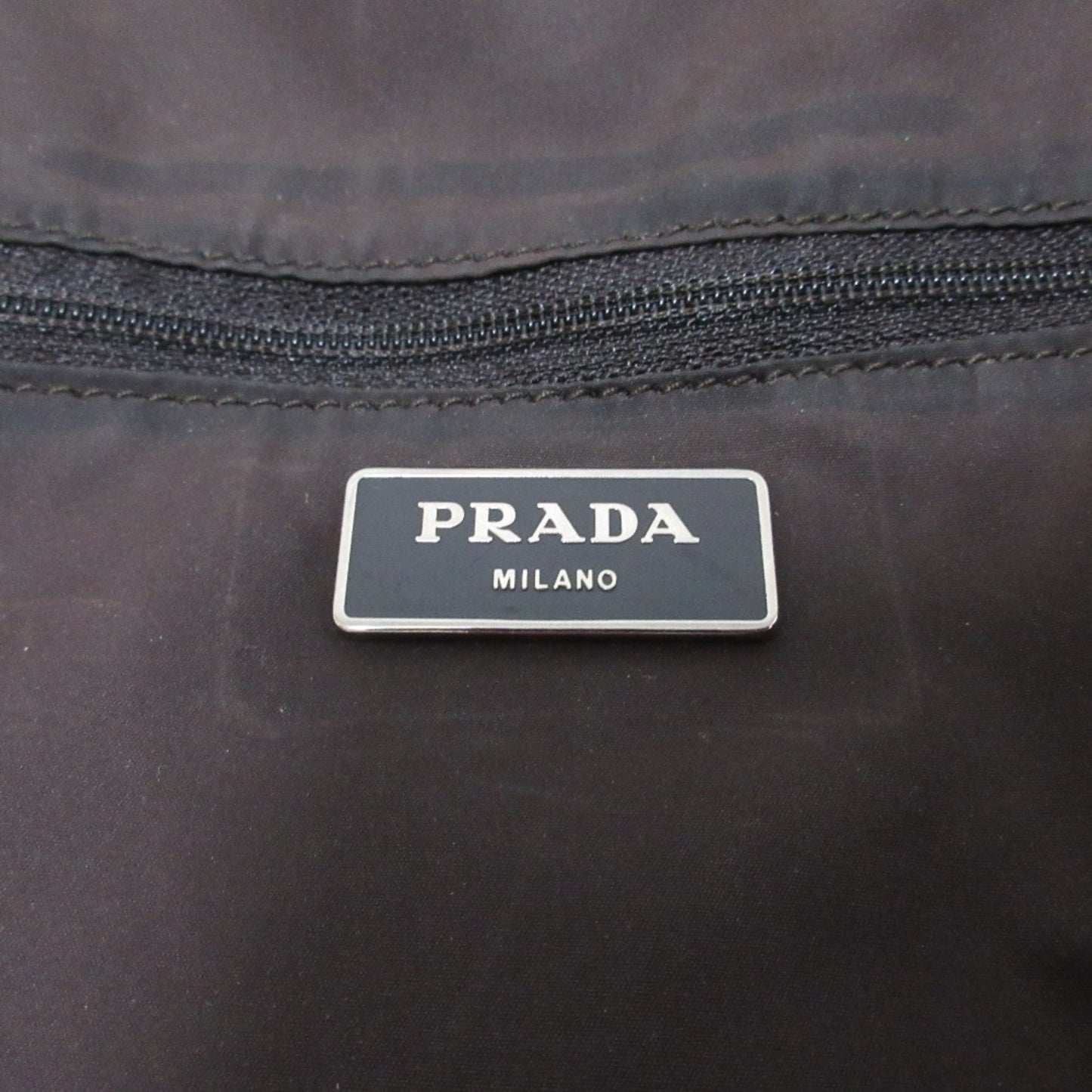 Prada 2Abu Byobag Nylon Eco Tote Bag B4626A Brown