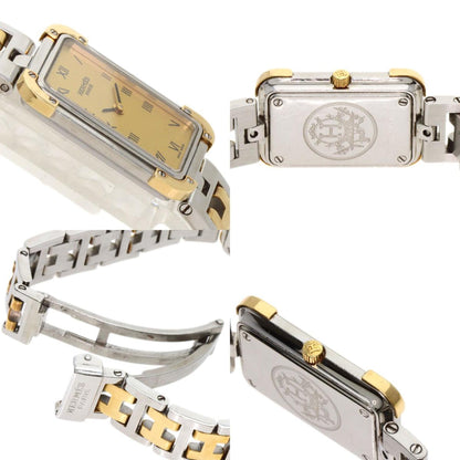 Hermes Cr1.220 Cloajour Watch Stainless Steel Ssxgp