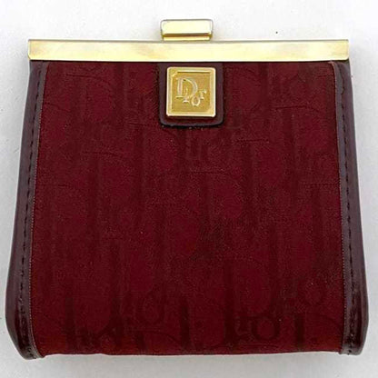 Christian Dior Wallet Ec-23600 Bordeaux Trotter Jacquard Canvas