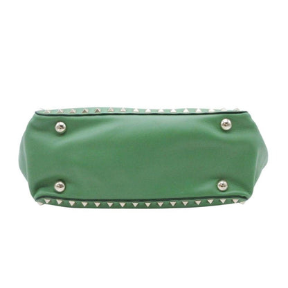 Valentino Garavani Rockstud 2-Way Shoulder Tote Bag In Green