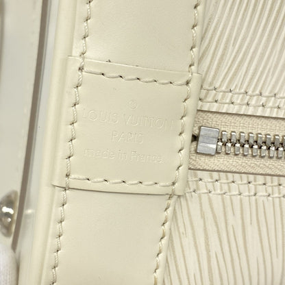 Louis Vuitton Epi Alma Pm Handbag M4030J White Leather