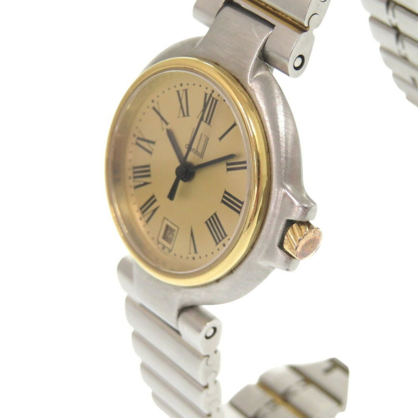 Dunhill Millennium Date Ss Gold Quartz Watch 0029Dunhill