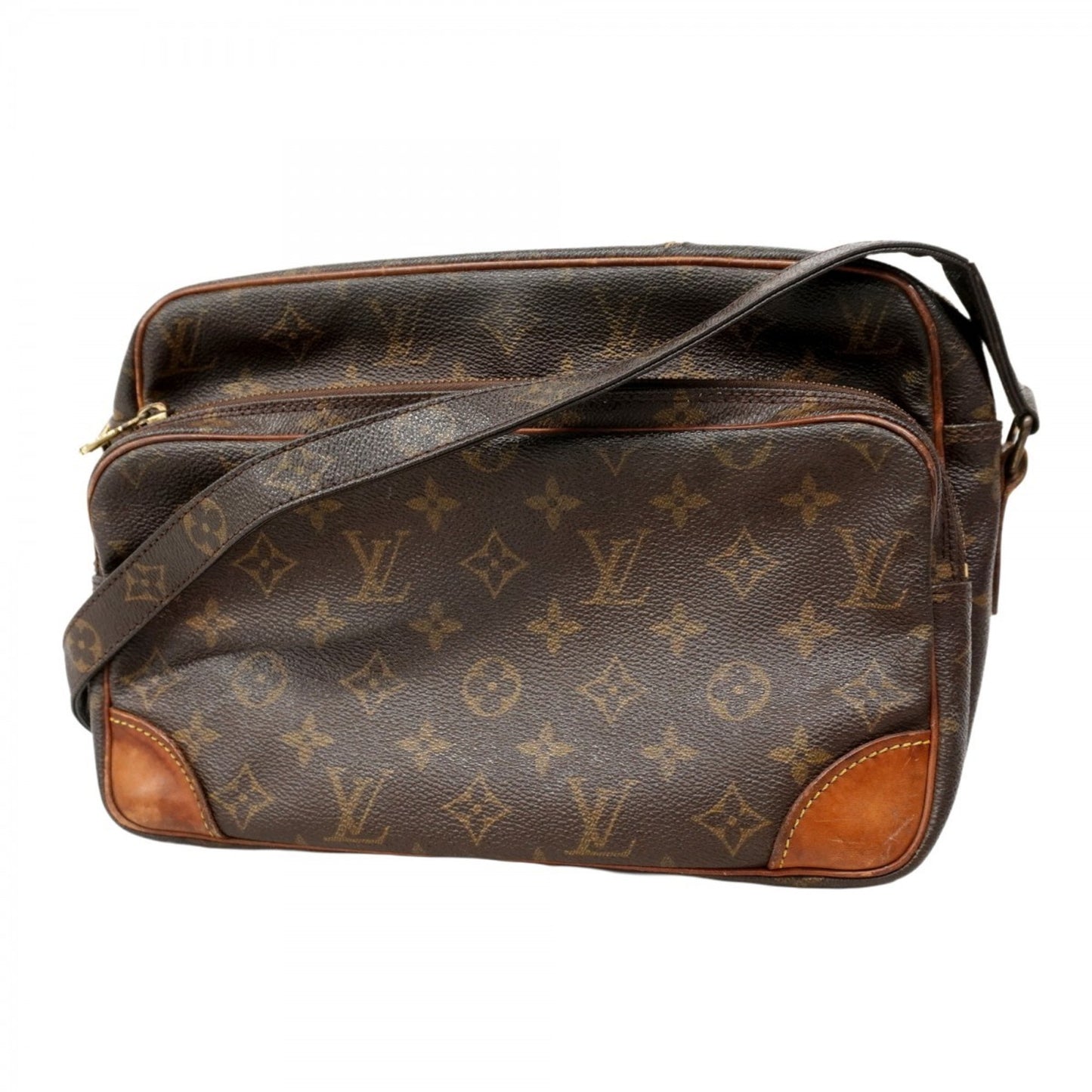 Louis Vuitton Monogram Nile Shoulder Bag M45244 Brown