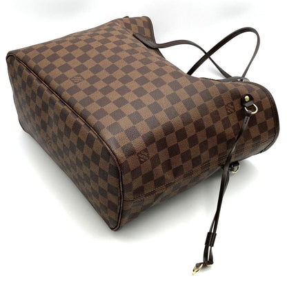 Louis Vuitton 2403085 Neverfull Mm Tote Bag Brown Damier Canvas