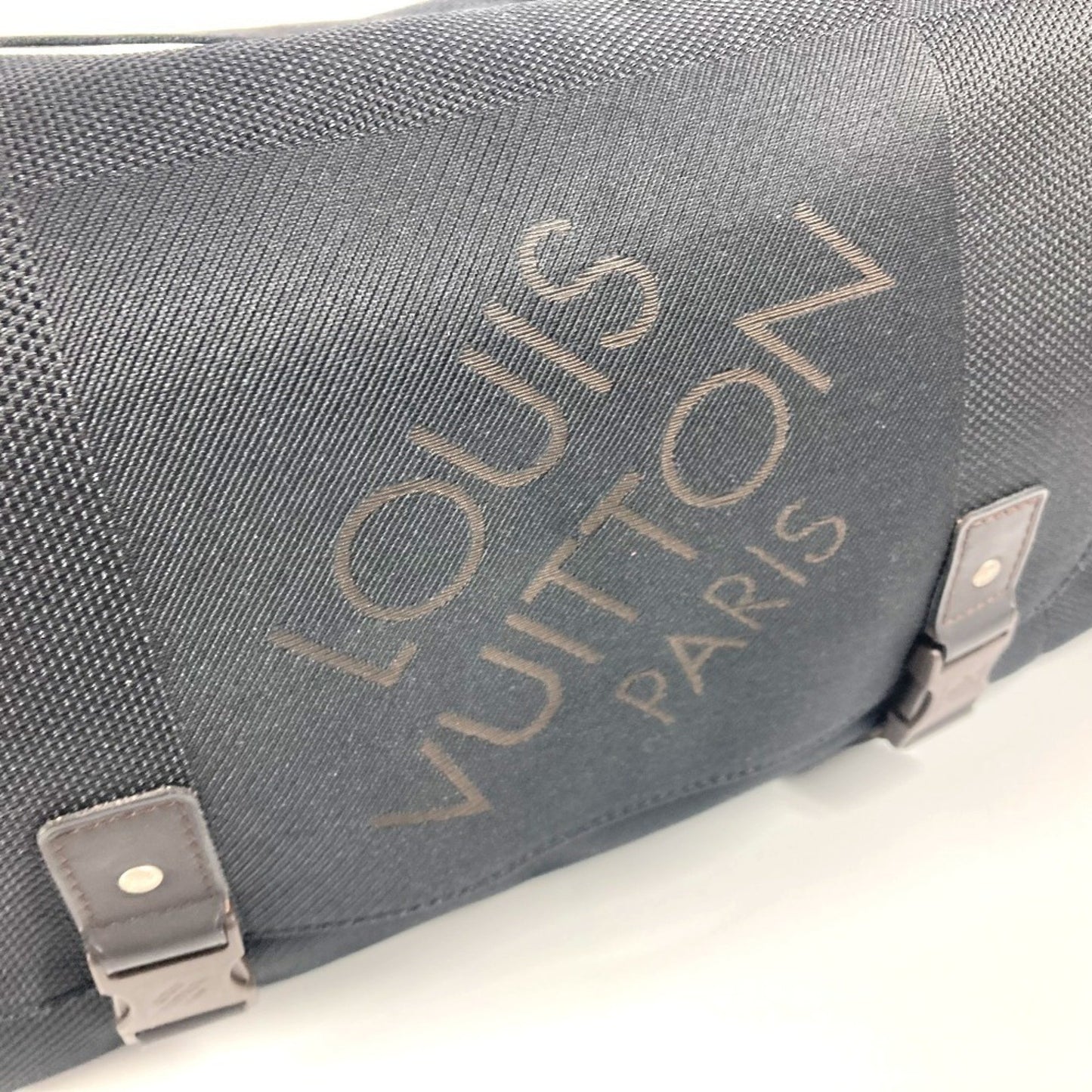 Louis Vuitton M93076 Damier Geant Perrier Crossbody Bag Flap Shoulder Canvas