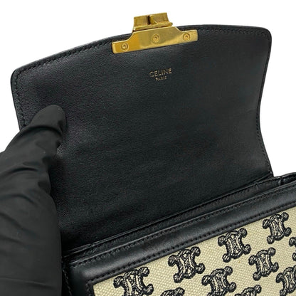 Celine Teen Triomphe Logo Metal Canvas