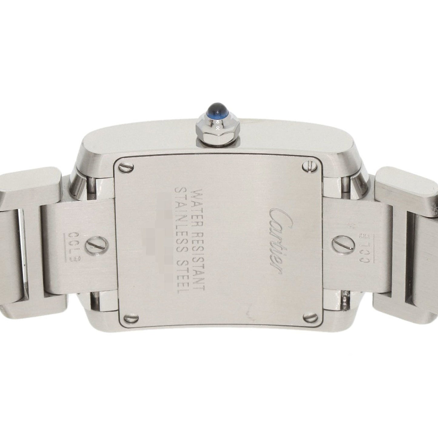 Cartier Tank Franaise W51008Q3 Sm Stainless Steel Watch