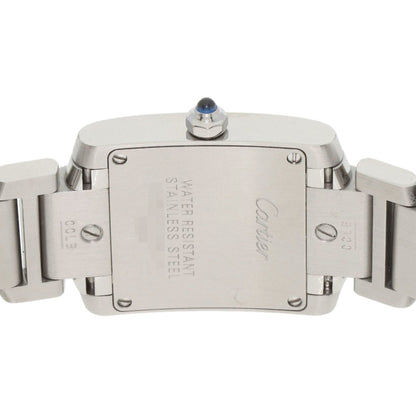 Cartier Tank Franaise W51008Q3 Sm Stainless Steel Watch