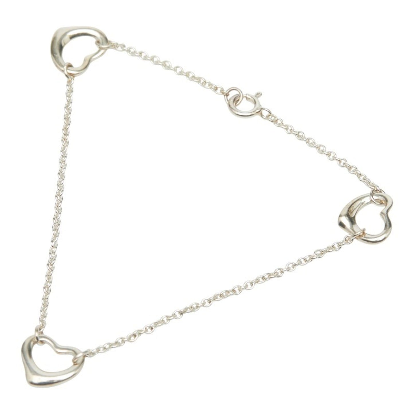 Tiffany & Co. Open Heart Triple Bracelet In 925 Sterling Silver