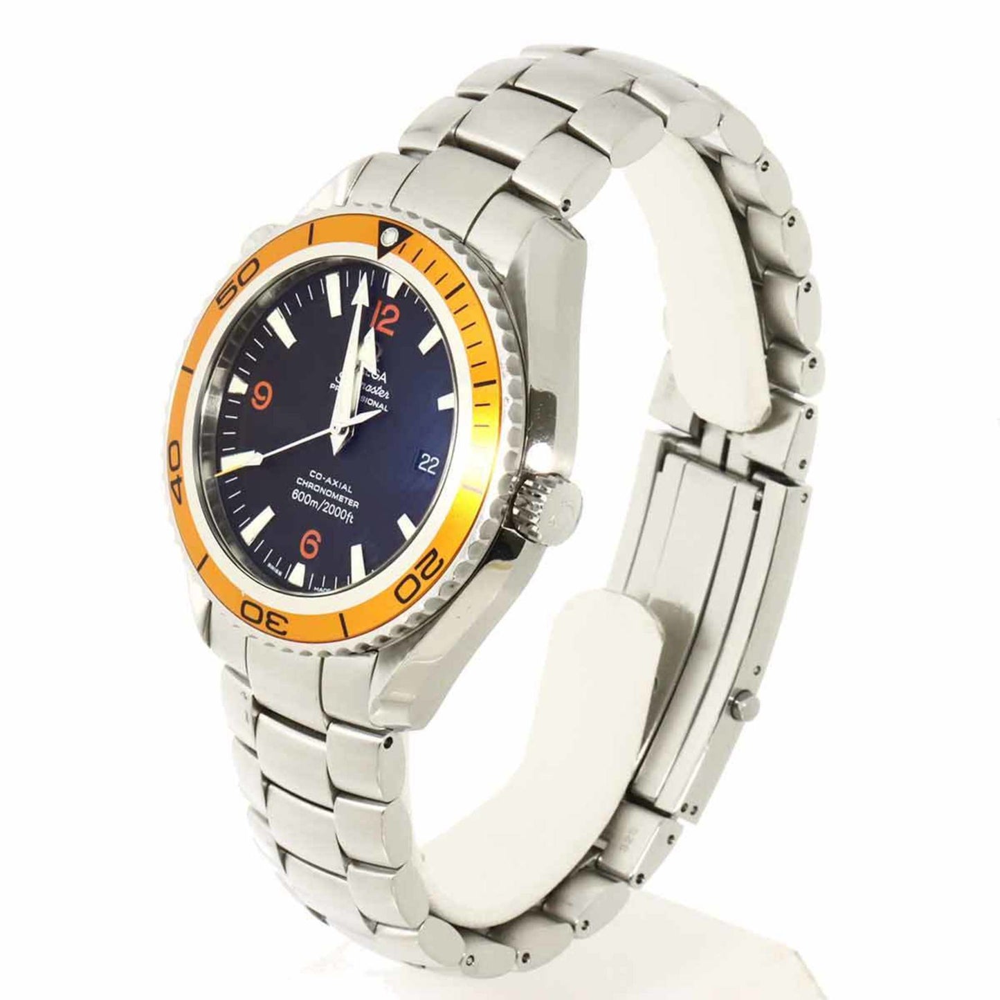 Omega Seamaster Planet Ocean Co-Axial Chronometer 600M 2208 50 Men'S Watch With Date Display