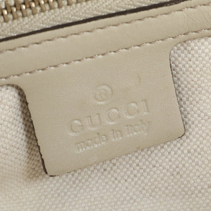 Gucci Gg Canvas Sherry Line Mayfair 257061 Leather Tote Bag