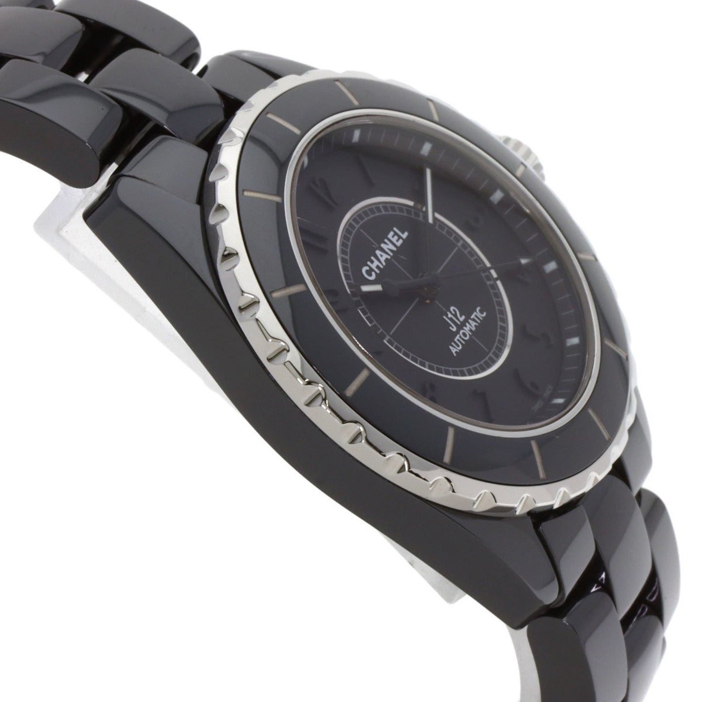 Chanel H3829 J12 38Mm Intense Black Ceramic Watch