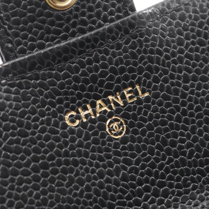 Chanel Matelasse Bifold Long Wallet In Grained Calfskin Leather