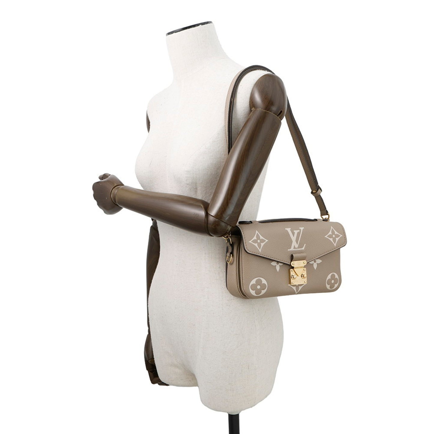 Louis Vuitton Monogram Empreinte Pochette Metis Ew M23081 2-Way Handbag