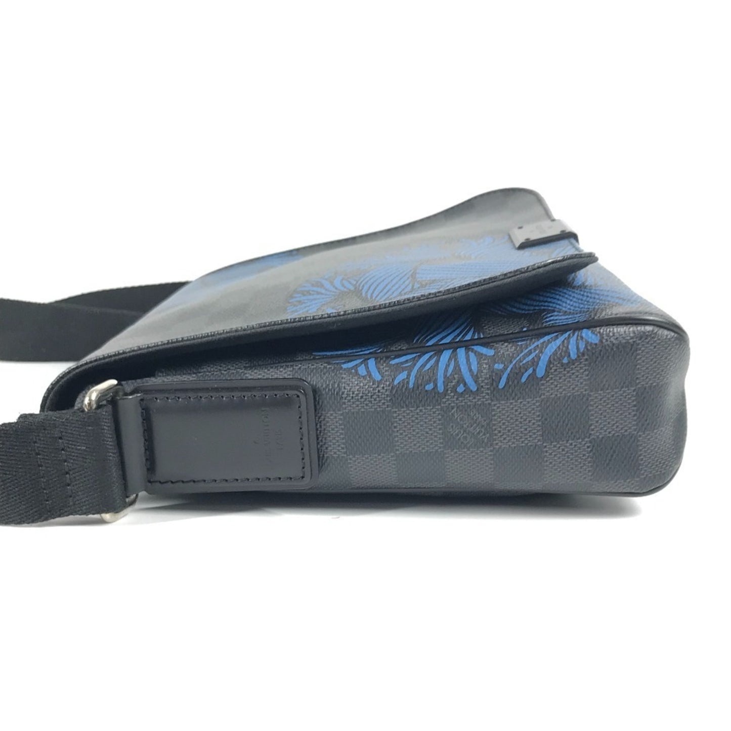 Louis Vuitton N41714 Damier Graphite District Pm Christopher Nemeth Rope Motif Messenger Bag Flap