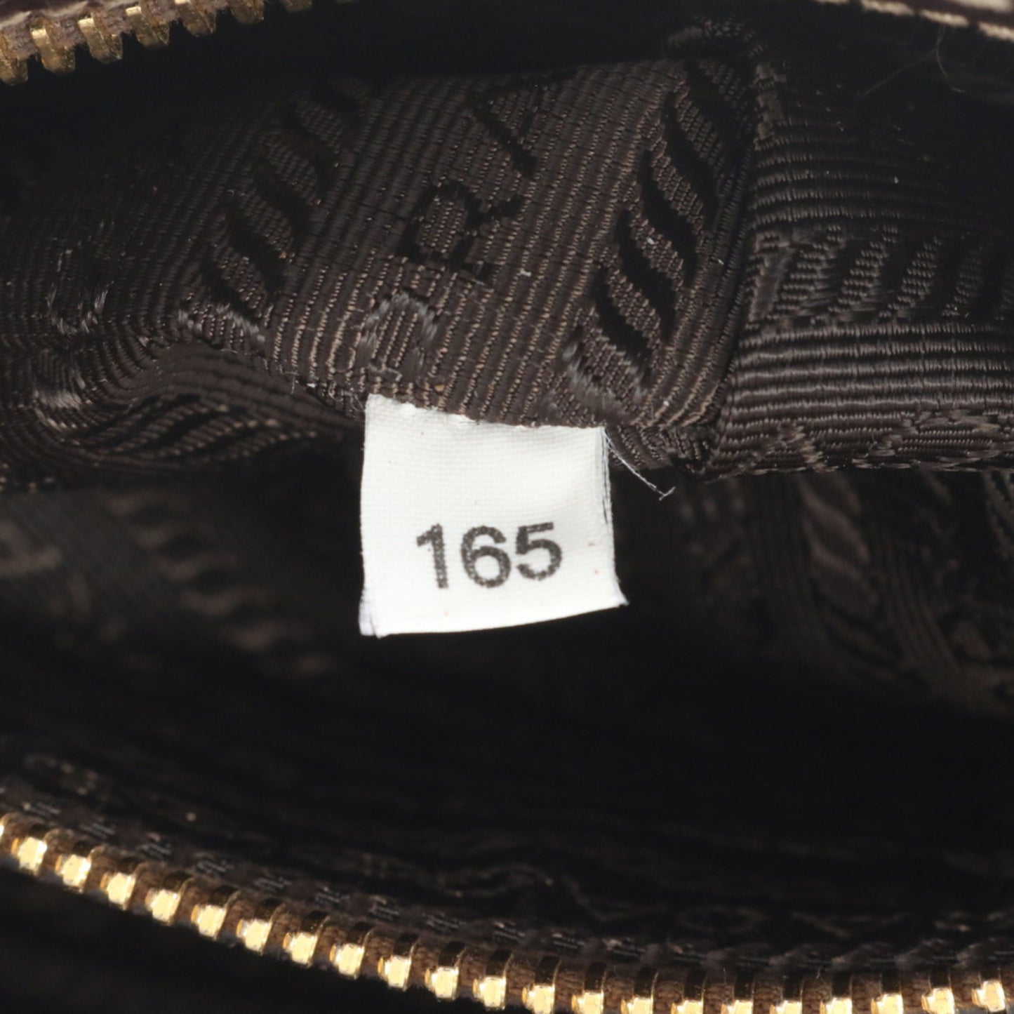 Prada Logo Jacquard Leather Shoulder Bag