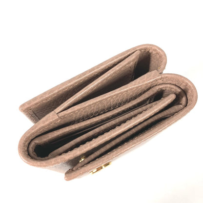 Gucci 474746 Compact Wallet Trifold Wallet Beige