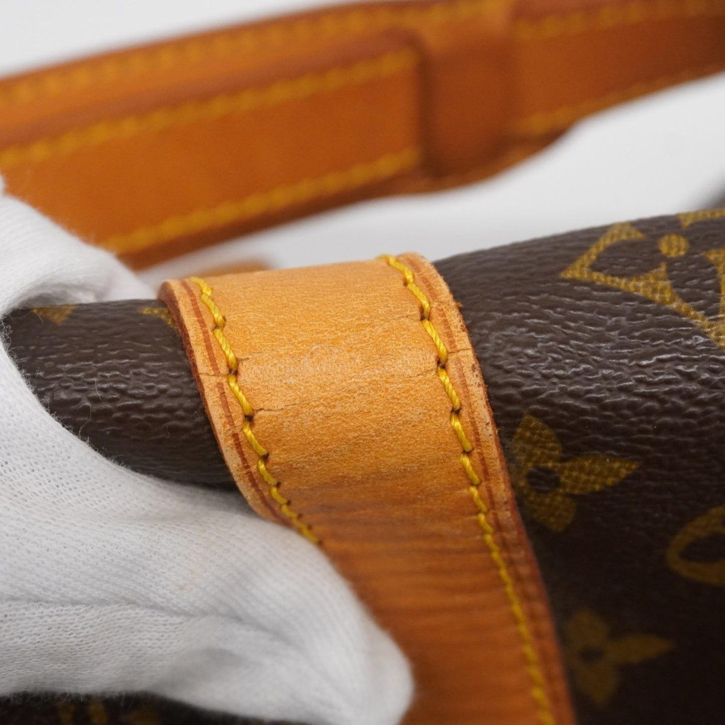 Louis Vuitton Monogram Keepall Bandouliere 60 Boston Bag M41412 Brown