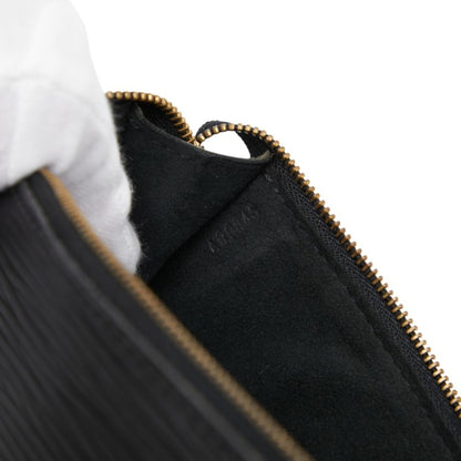 Louis Vuitton Epi Pochette Accessory Pouch Handbag M52942 Noir Black Leather