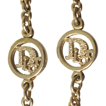 Christian Dior Design Chain Station Necklace