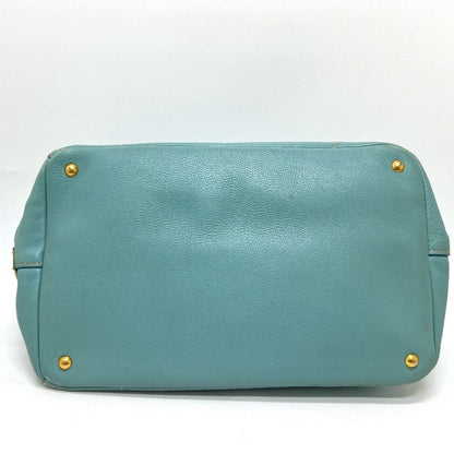 Prada Bn1872 Logo Canapa Handbag Large Capacity Tote Bag Leather