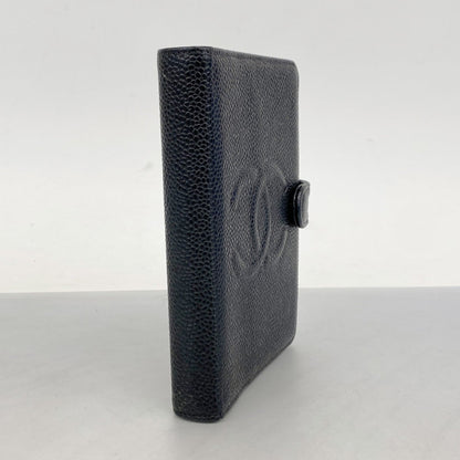 Women's - Chanel Notebook Cover - Caviar Skin - Black