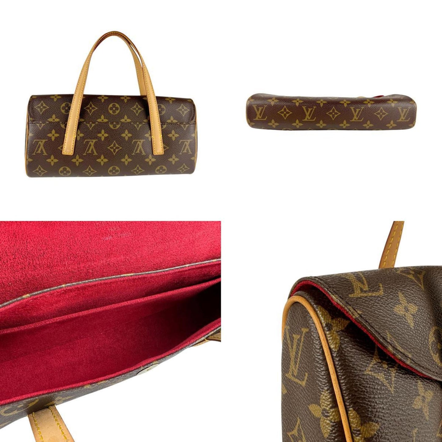 Louis Vuitton Monogram Sonatine Handbag In Canvas