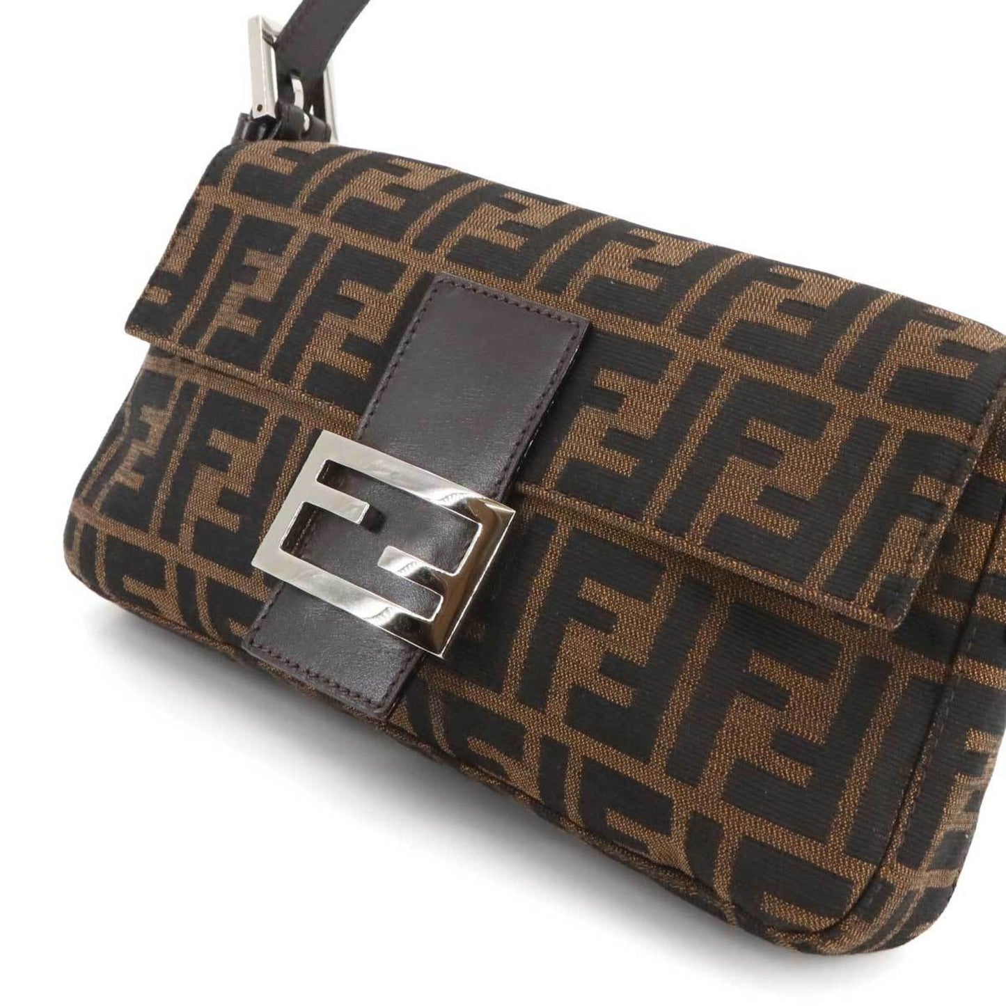 Fendi Zucca Mamma Baguette Shoulder Bag