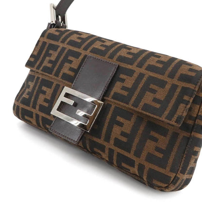 Fendi Zucca Mamma Baguette Shoulder Bag