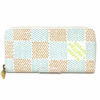 Louis Vuitton Zippy Wallet Vertical Round Long Damier Heritage N40675 A