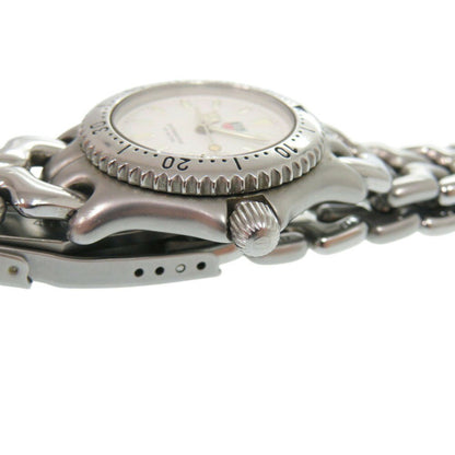 Tag Heuer Sel S99.015 Stainless Steel White Quartz Watch