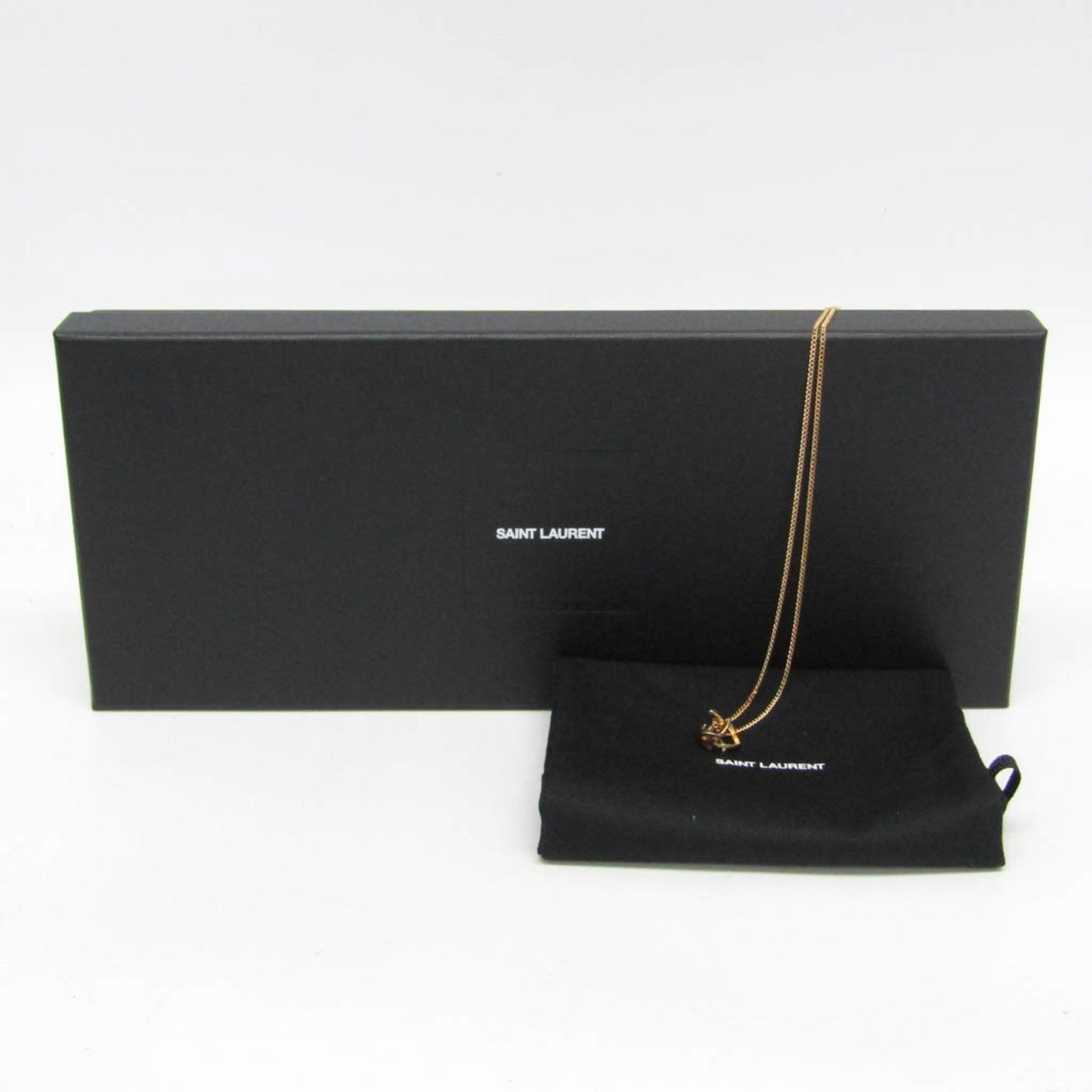 Yves Saint Laurent Ysl Logo Gold Plating