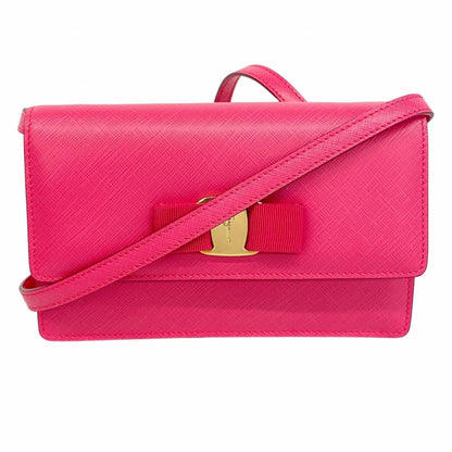 Salvatore Ferragamo Vara Leather Shoulder Bag