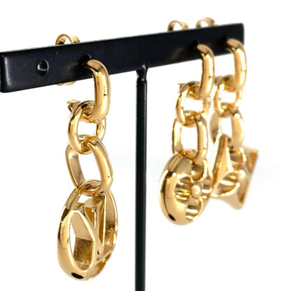 Louis Vuitton Louis Vuitton Boucle D'Oreille Crazy In Rock Earrings M69662 Gp Gold Le0250/0240
